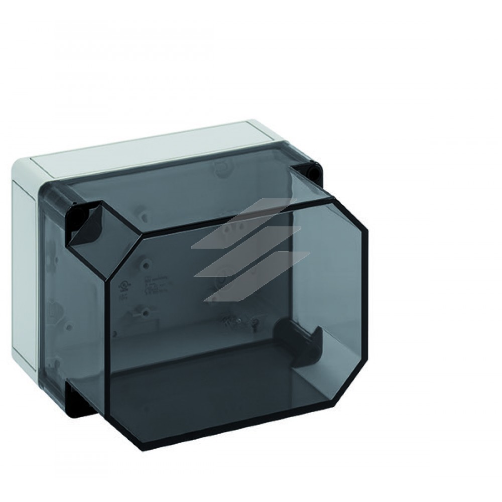 TK-коробка PS 1813-13f-to (180х130х137мм), полістирол, гладкі стінки, прозора кришка PC, IP66, Spelsberg